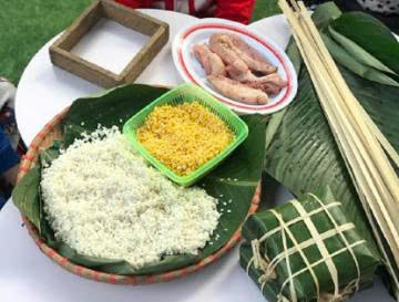 Gói bánh ngày Tết